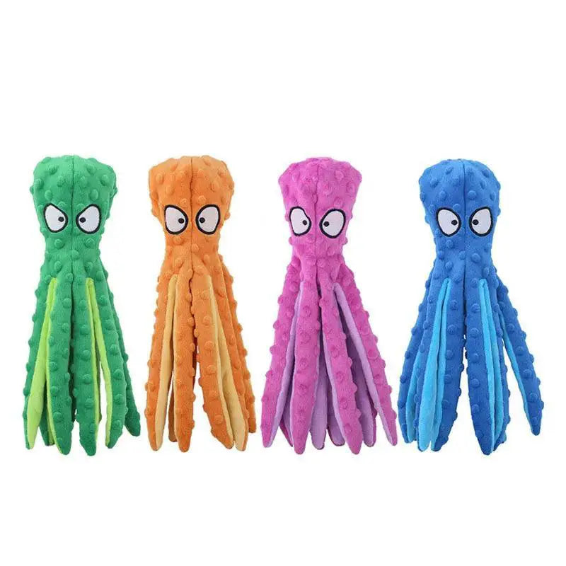 Octopus Shell Interactive Plush Toy for Cats and Dogs