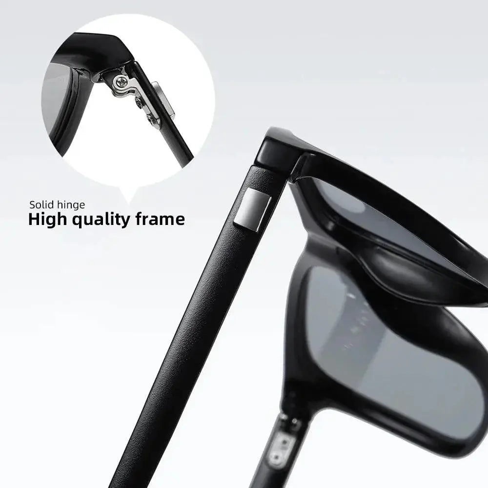 VIVIBEE Photochromic Polarized Square Sunglasses for Men