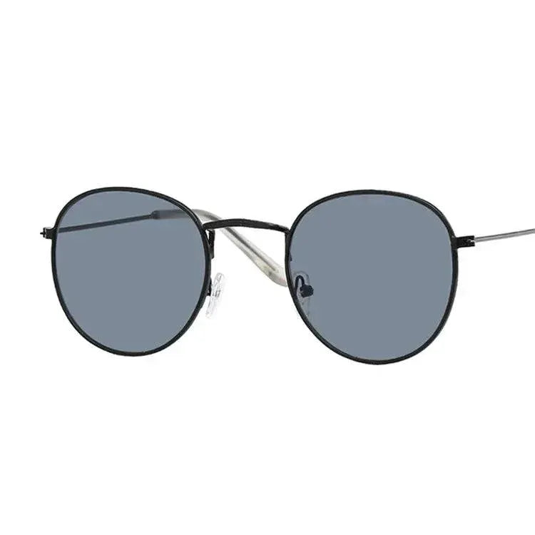 Vintage Designer Small Round Sunglasses For Women Luxury