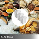 VEVOR Dry Ingredient Storage Bin with Scoop Caster Dustproof Rice