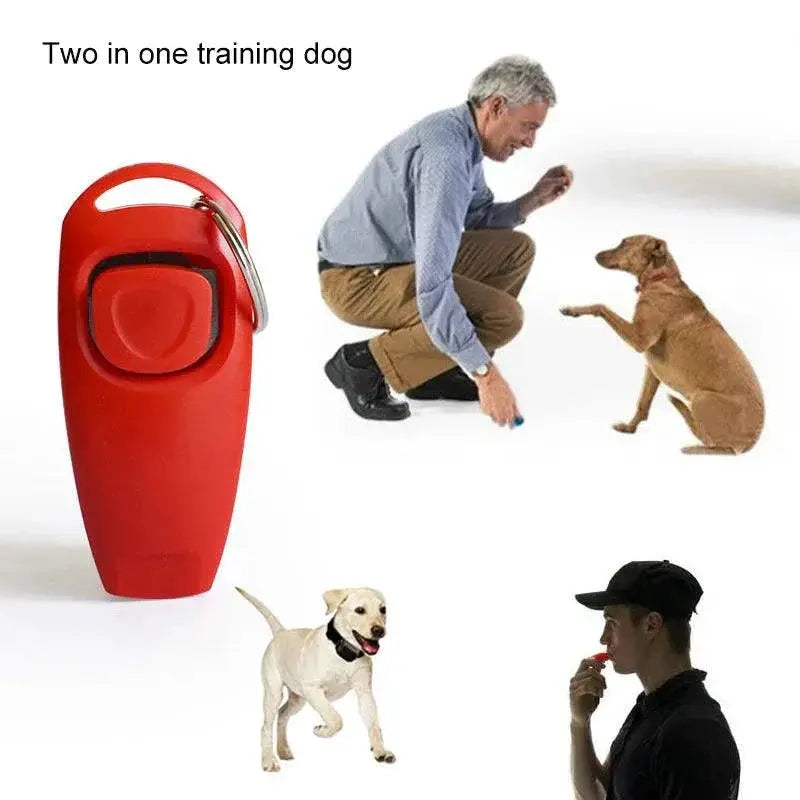 Dog Clicker And Whistle Training Combo Pet Trainer Guide