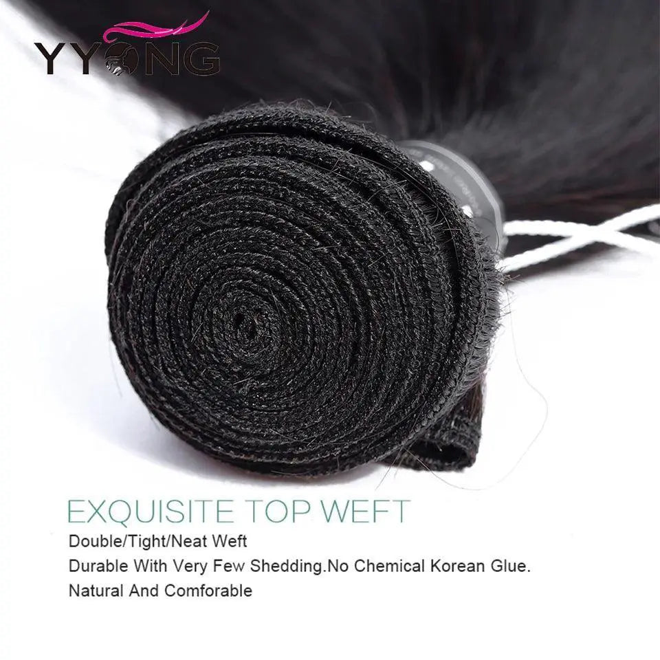 Brazilian Remy Hair Weave Elegant Black Bundles Enhancement