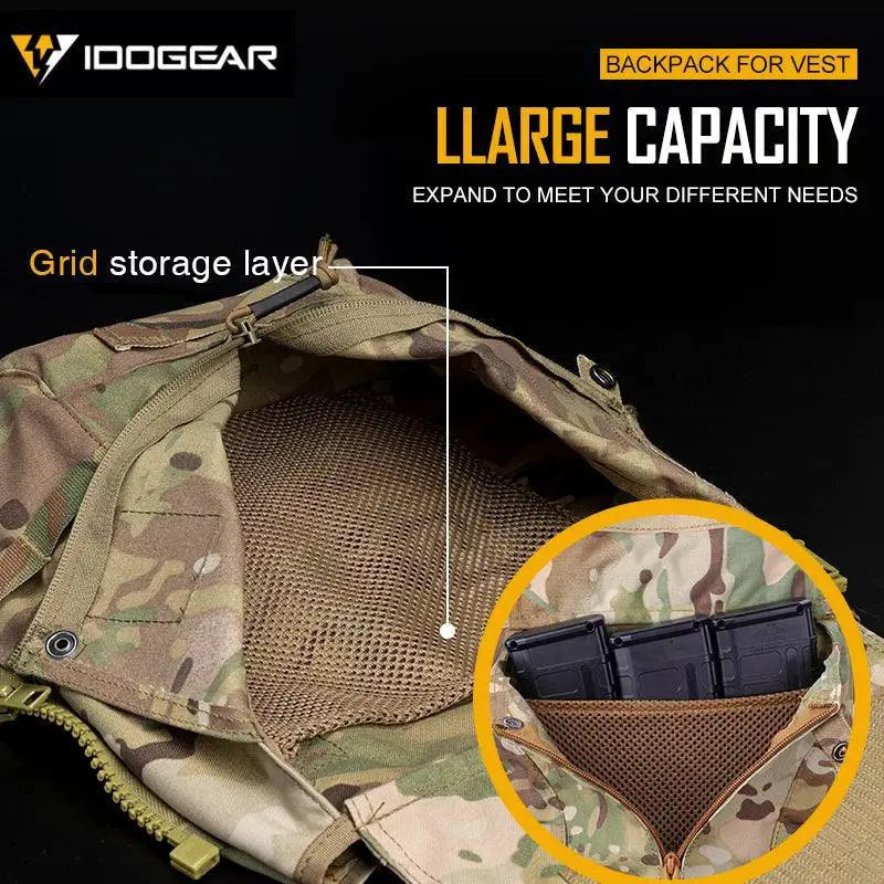 Idogear Tactical Zip On Pouch For CPC AVS JPC Two Point Zero