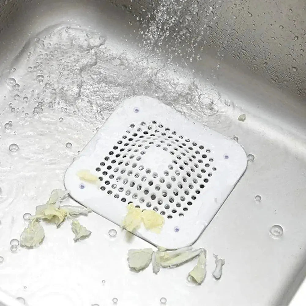 Hair Filter Sink Strainer Clog Free Drain Protector Solution