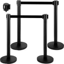 VEVOR 4-6Pcs Queue Security Posts Crowd Control Stanchion Barriers