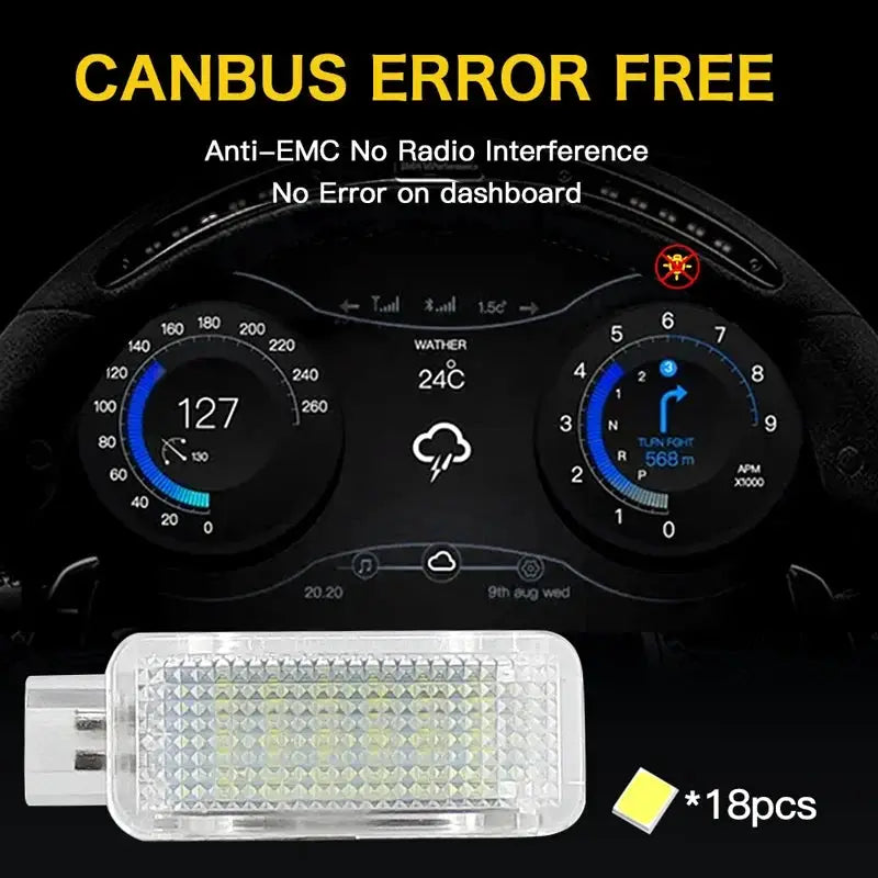 Skoda Led Lights Kit For Fabia Octavia Roomster Kodiaq