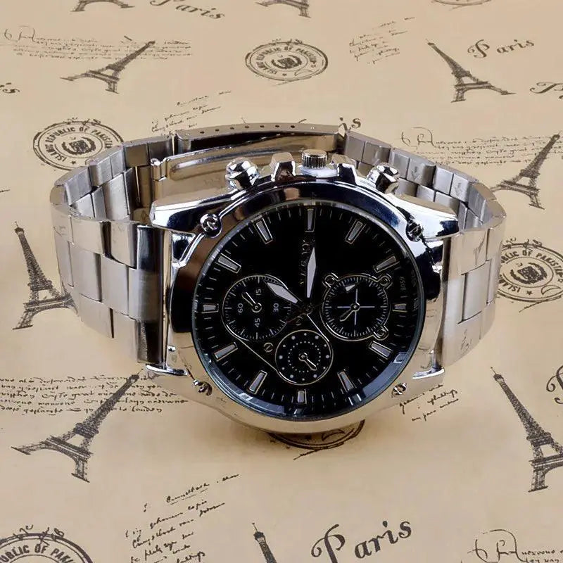 OurLum Elegant Luxury Mens Stainless Steel Sport Watch