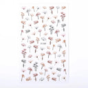 Succulent Blossom Nail Art Decals Blooming 3D Beauty Kit