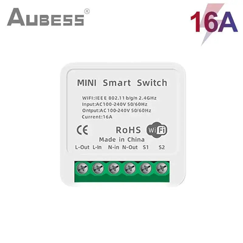 WiFi Smart Mini Switch For Home Automation Voice Control