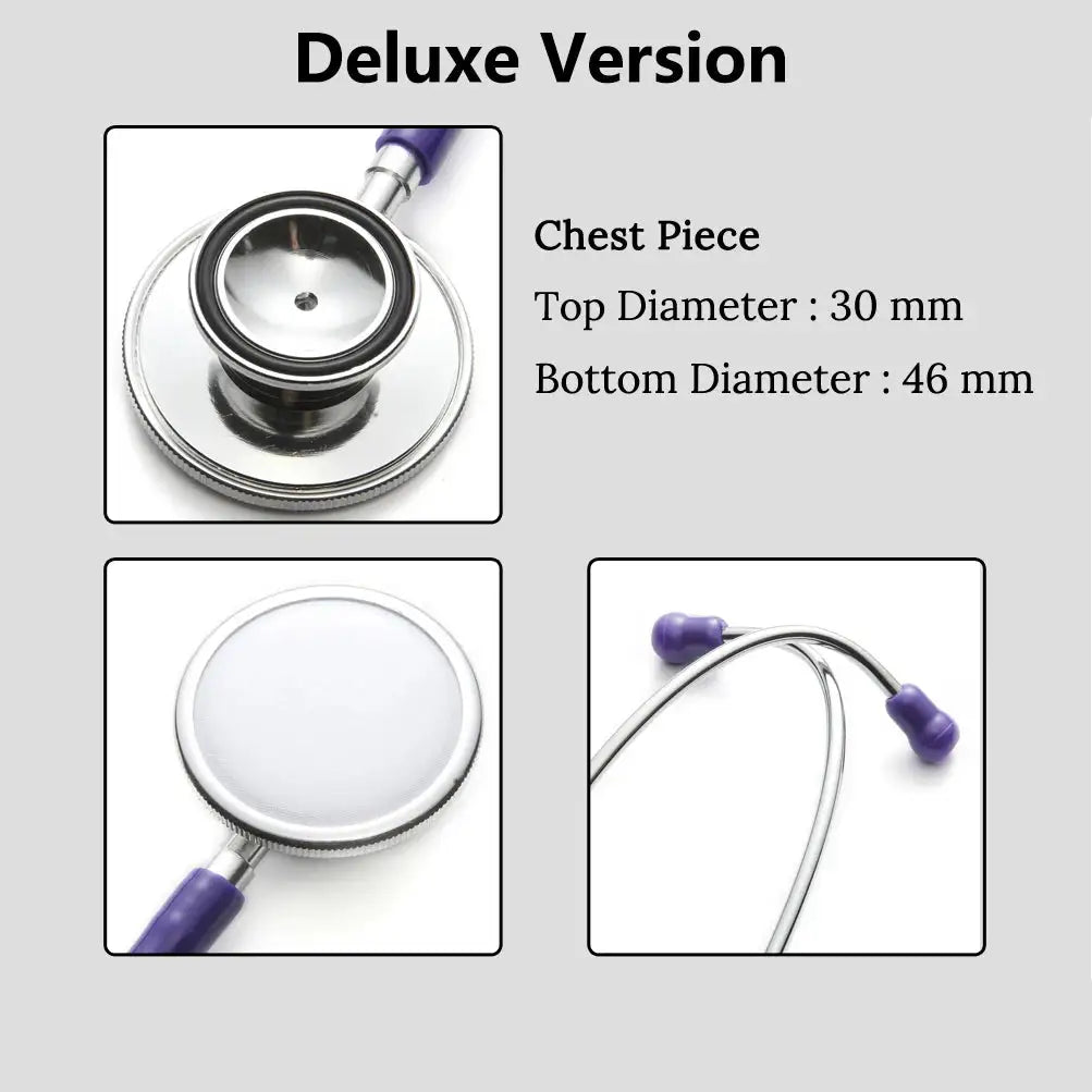 Deluxe Dual Head Medical Stethoscope Doctor Cardiology Stethoscope Professional Doctor Stethoscope Medical Devices for Nurse Vet