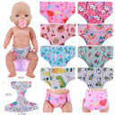 Cute Panda Print Doll Panties for 18 Inch Dolls Reborn