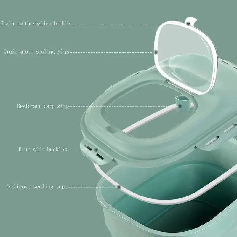 Pet Food Storage Container Moisture Proof Seal Bowl
