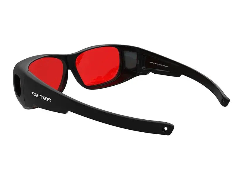 190 To 550nm OD 5 Green Laser Safety Glasses Red Lenses - OurLum.com