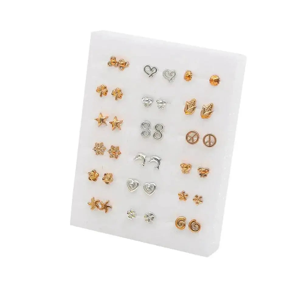 Crystal Stud Earrings for Women Shine — 9