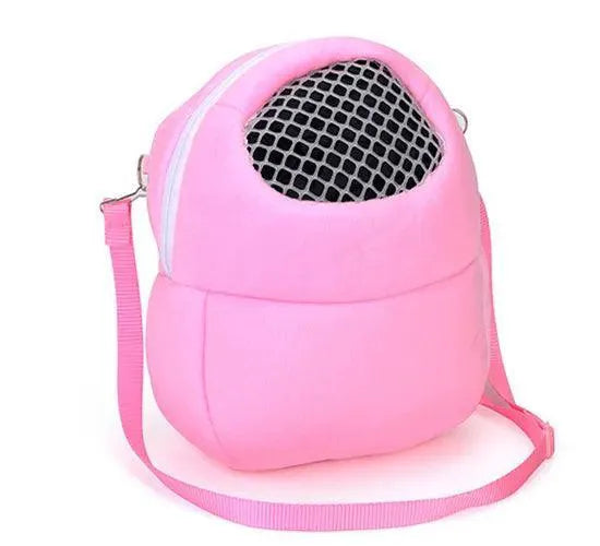 VelvetNest Small Pet Carrier Soft Plush Velvet Travel Bag