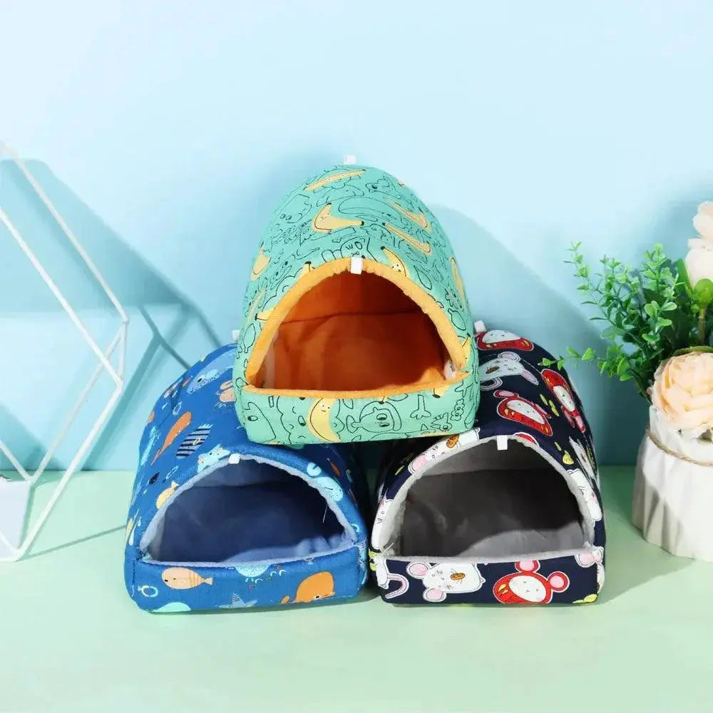 Rabbit Squirrel Cozy Pet Bed Warm Winter Mat For Small Pets