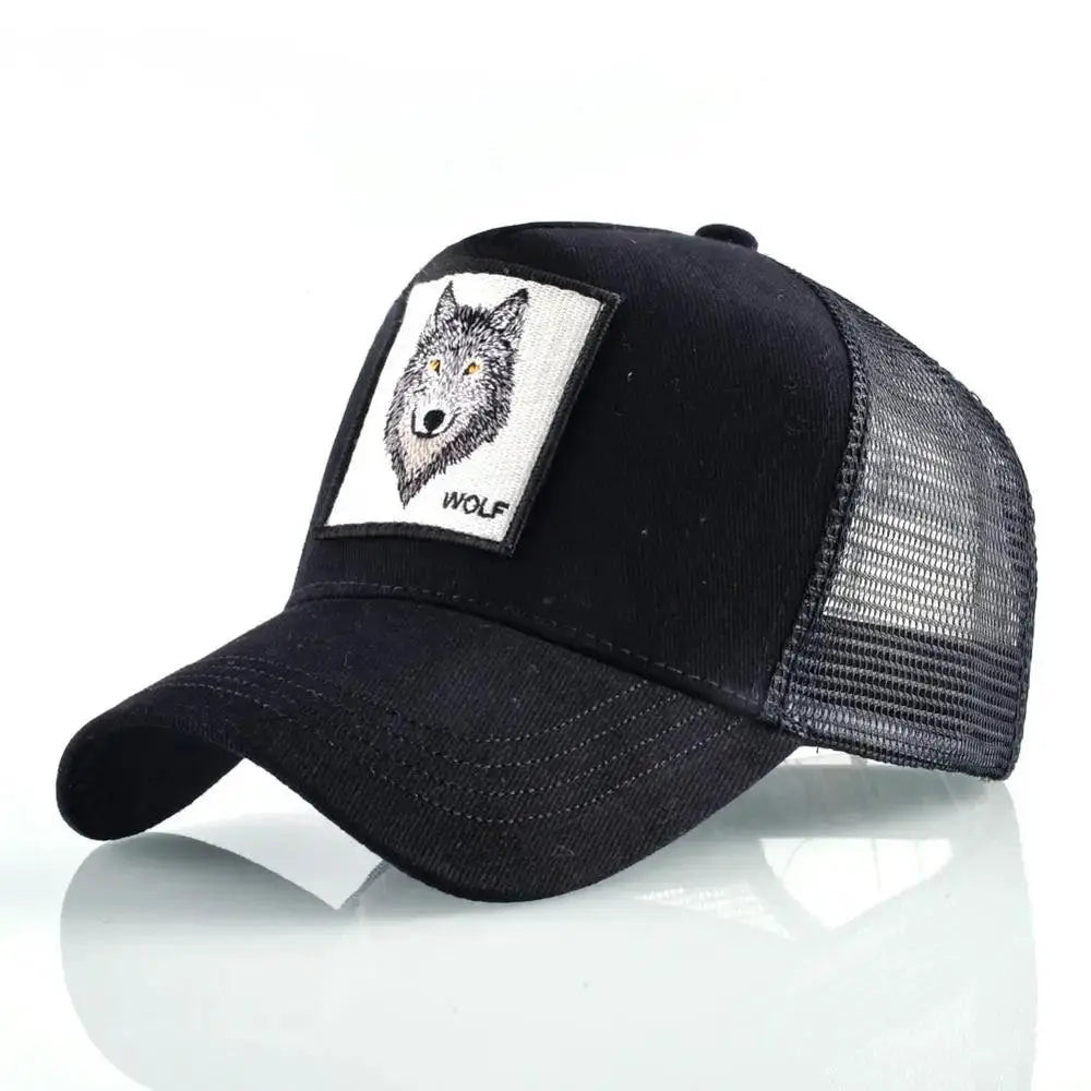 Breathable Baseball Cap for Outdoor Fans — Black Bear
