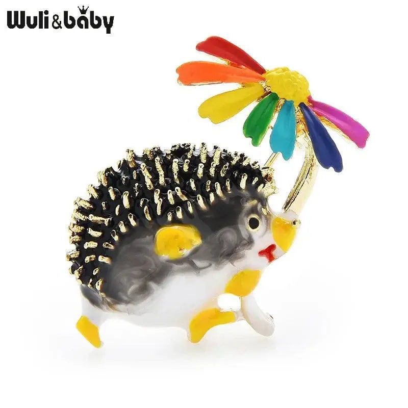 Lovely Hedgehog Brooches For Casual And Party Wear