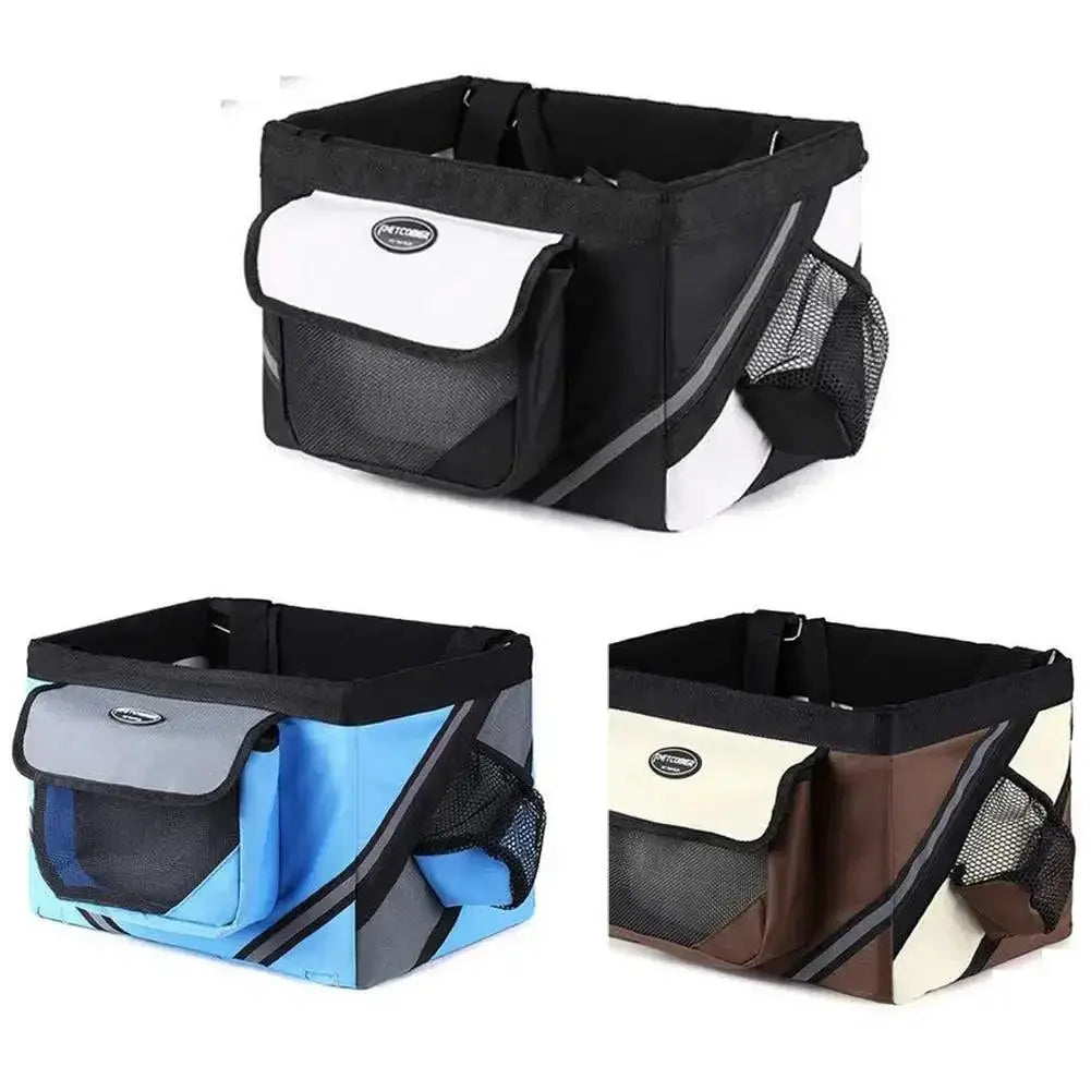 TrailPaw Bicycle Pet Carrier Basket Secure Transport