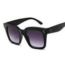 Stylish Square Oversized Sunglasses for Women Black Gradient