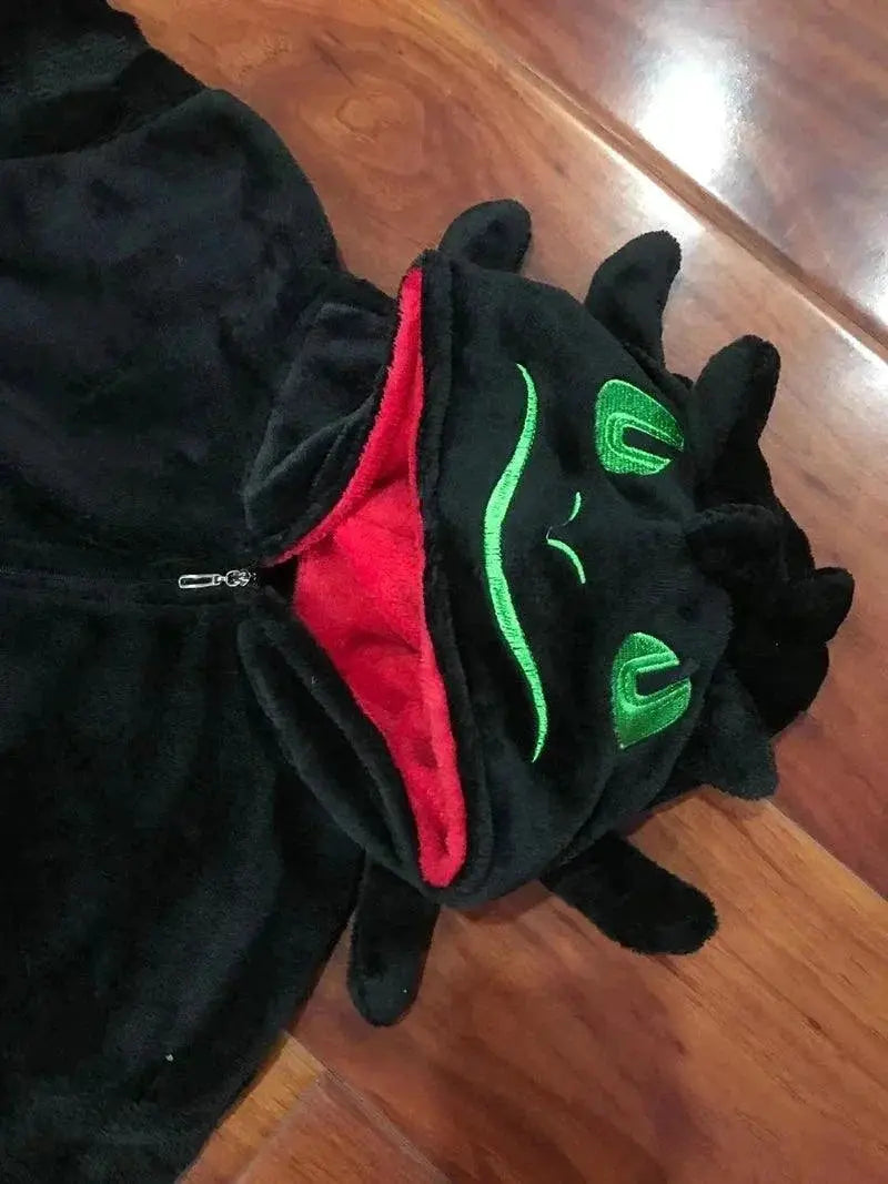 Night Fury Dragon Onesie Anime Cosplay Sleepwear Unleashed