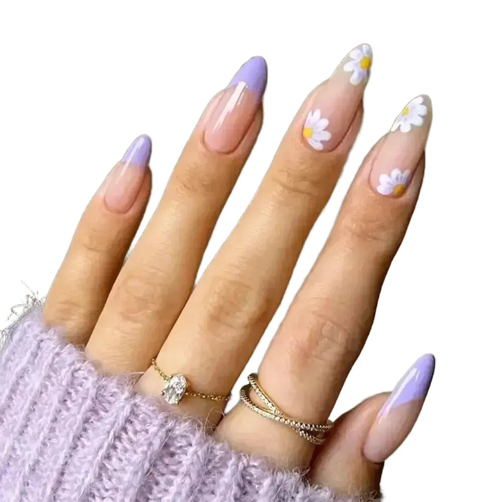 Reusable Floral Nail Tips for DIY Nails — product view 1