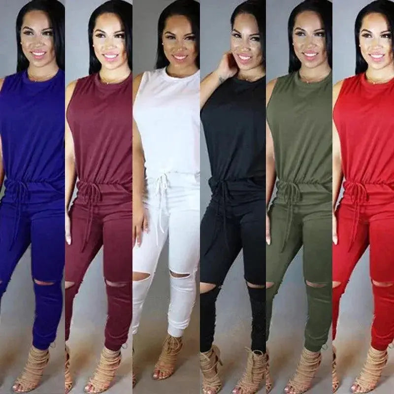 Seductive Hollow Out Jumpsuit Classy Chic Evening Wear
