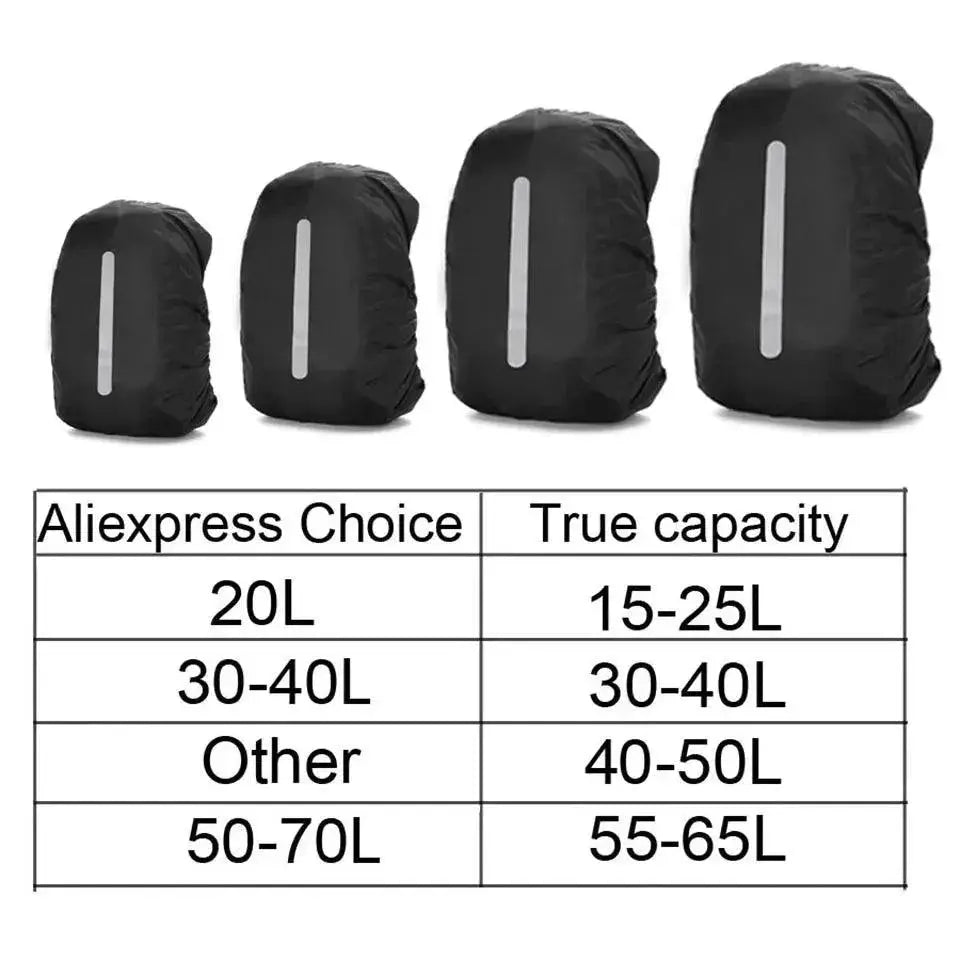Waterproof Reflective Rain Cover For Backpack Tactical Camo