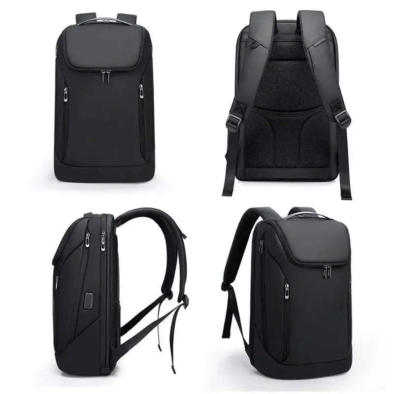 BANGE Waterproof USB Charging Laptop Backpack 15.6 Inch