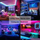 Vibrant RGB LED Strip Light for Smart Home Lighting