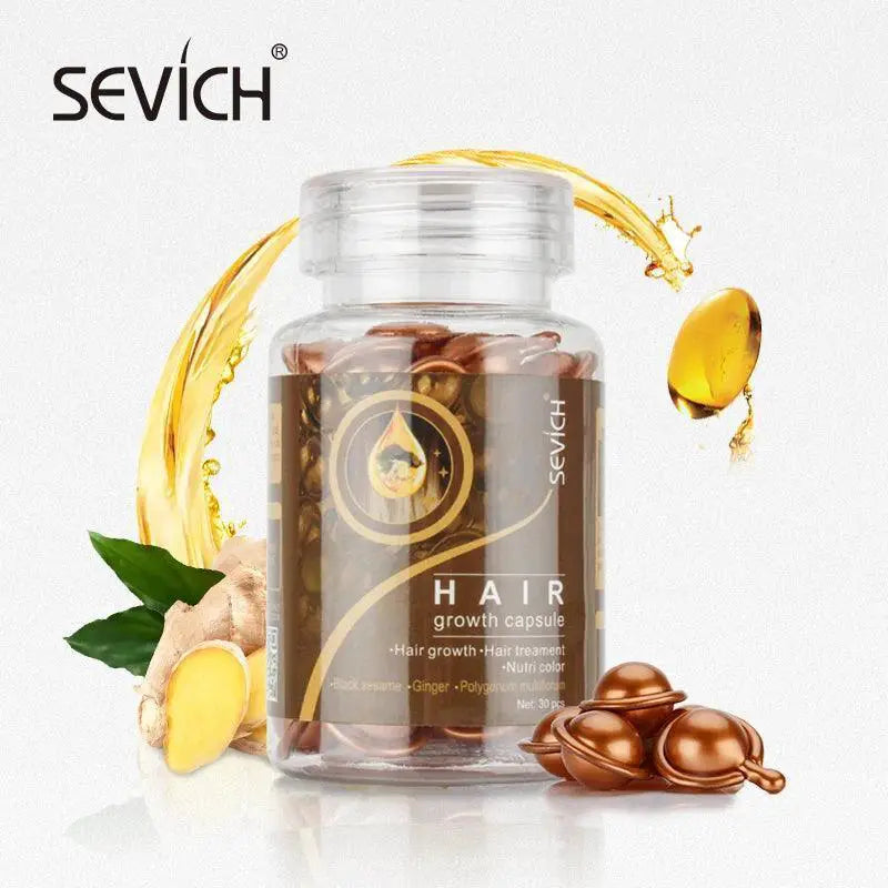Ginger Hair Repair Capsules For Natural Thickness Growth