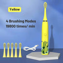 For Children Electric Toothbrush Cartoon Pattern Kids Ultrasonic