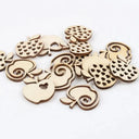 Wooden Animal Shapes 20Pcs Pack For DIY Home Decor Crafts