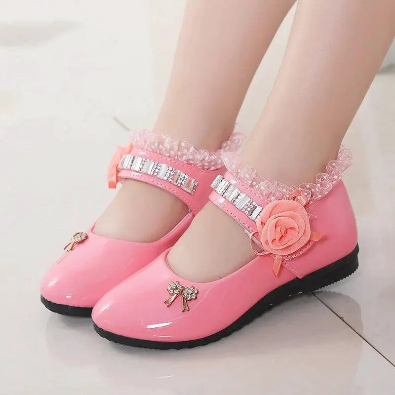 Princess Beaded Sandals for Kids Elegant Event Footwear