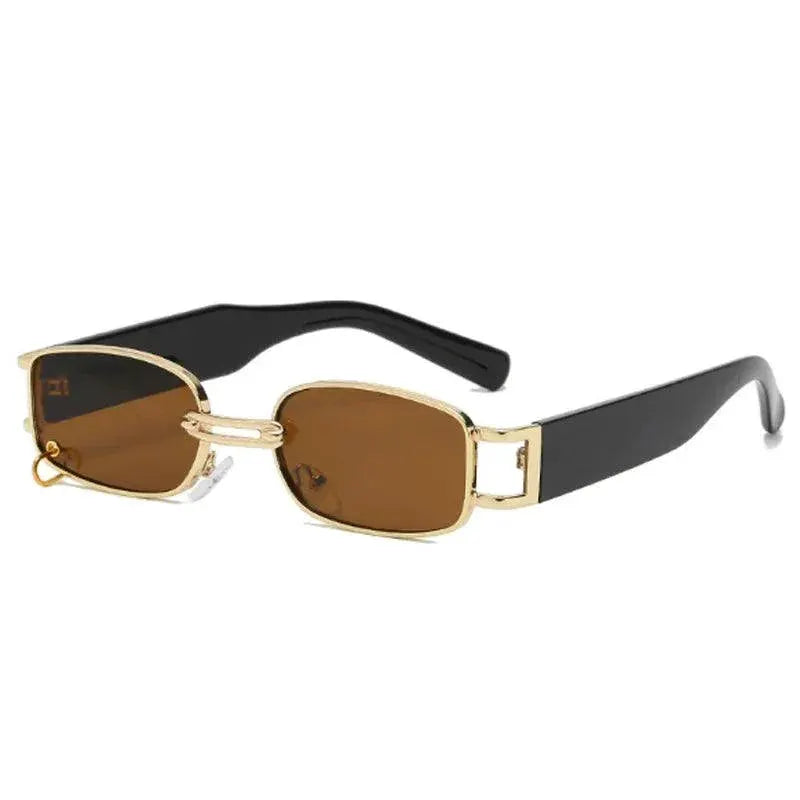 Trendy Punk Square Sunglasses Luxury UV400 for Women