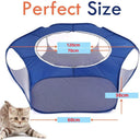 Transparent Hedgehog Cage Tent Portable Playpen Small Pets