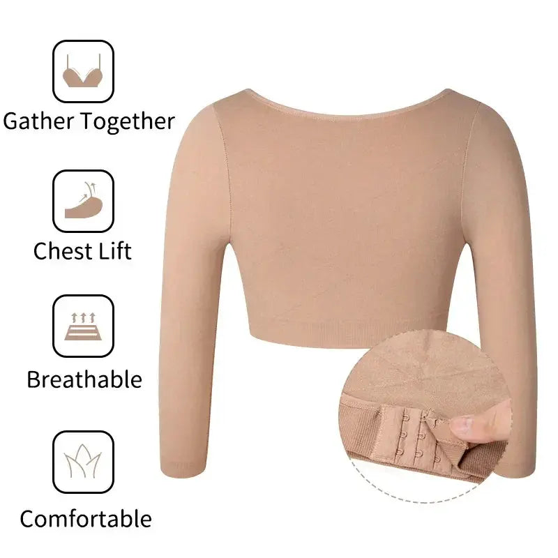 Compression Arm Shapewear for Posture and Figure Support
