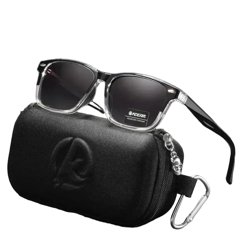 Unisex Polarized Square Sunglasses TR90 Frame Lightweight