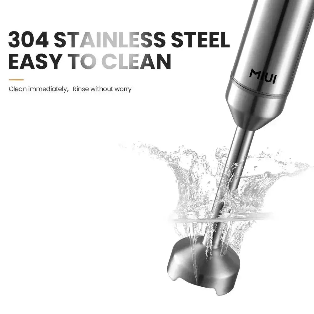 MIUI Hand Immersion Blender 1000W 4-In-1 Kitchen Tool