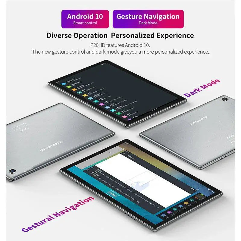 P20HD 10.1 Inch Android Tablet 4GB RAM 64GB Storage