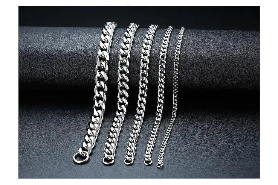 Men's Curb Chain Bracelet for Daily Wear — product view 16