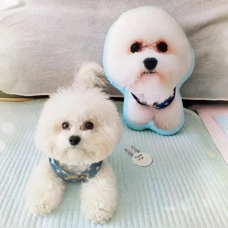 Customizable Velvet Pet Plush Toy Soft Doll Gift for Pets