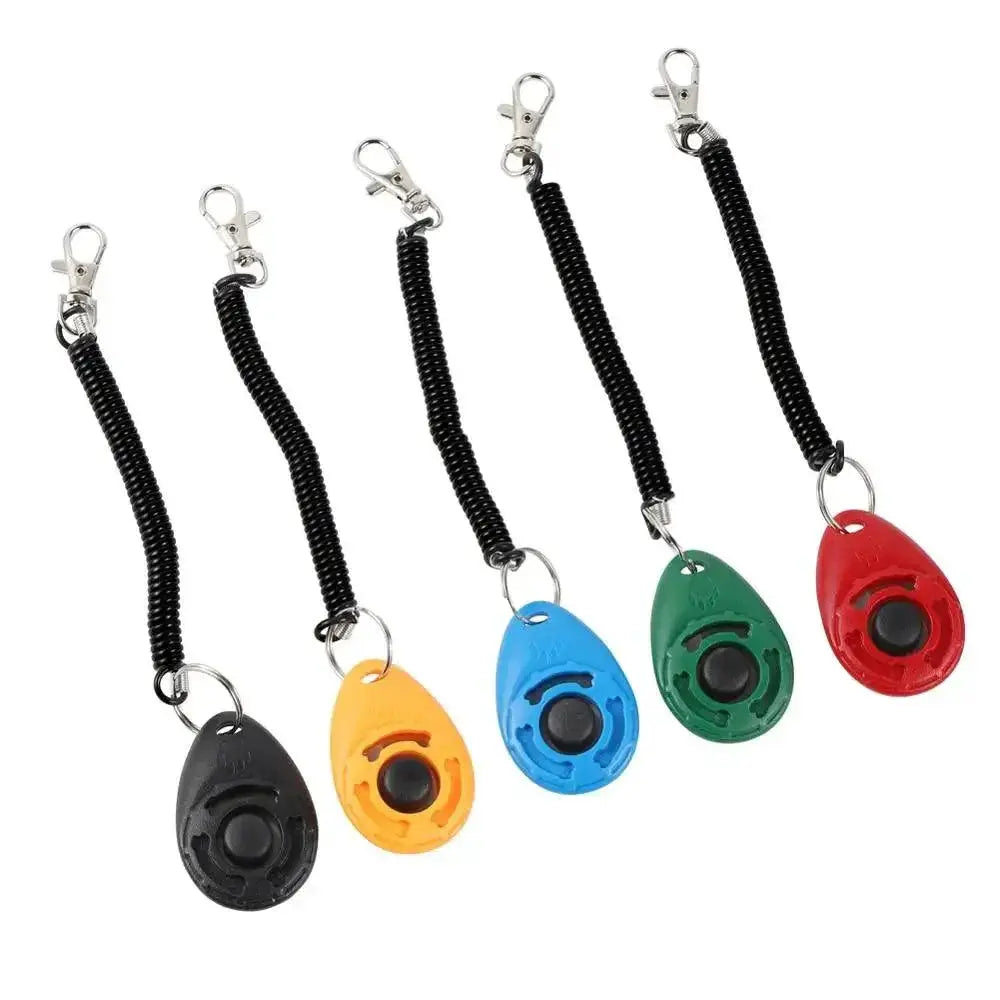 Pet Training Clicker Aid For Dogs And Cats With Strap