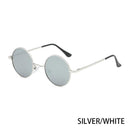 Stylish RUOBO Polarized Round Metal Sunglasses UV400 Unisex