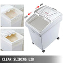 VEVOR Dry Ingredient Storage Bin with Scoop Caster Dustproof Rice
