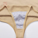 High Waist Seamless Body Shaper Briefs Firm Control Thong