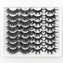 Ultimate 3D Mink False Eyelashes Variety Pack Fluffy Natural