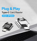 Type-C To Micro-SD OTG Card Adapter