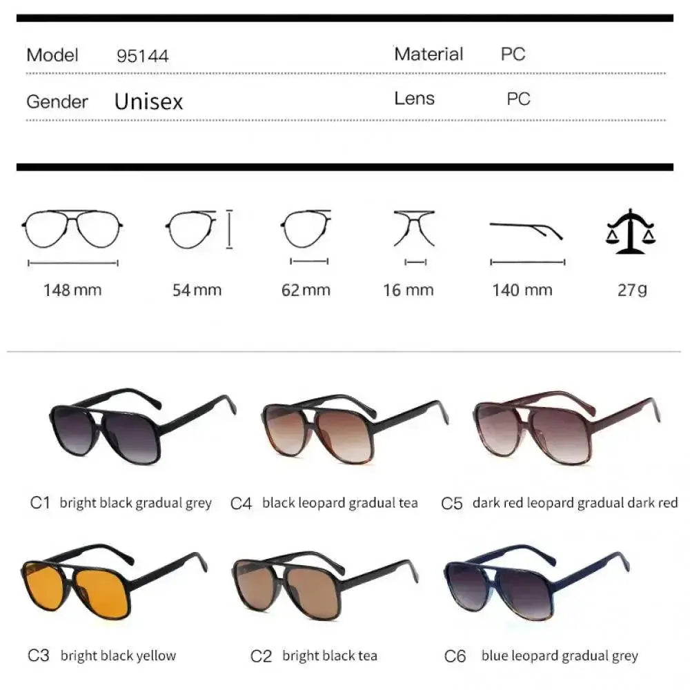 YAMEIZE Vintage Retro Pilot Sunglasses UV Protection