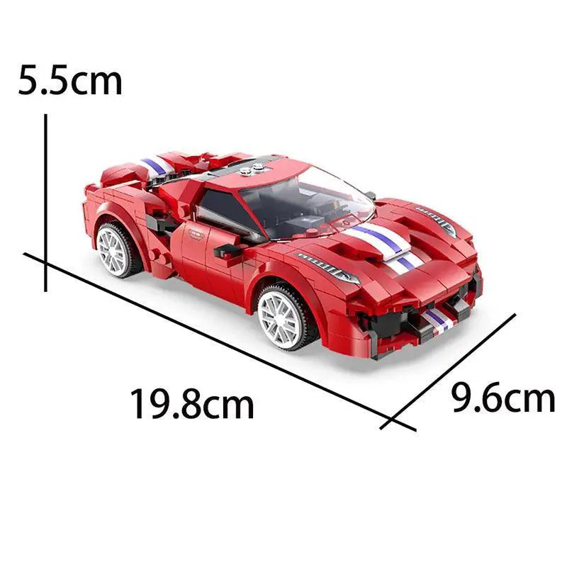City Racing Car Building Blocks for Creative STEM Fun Set